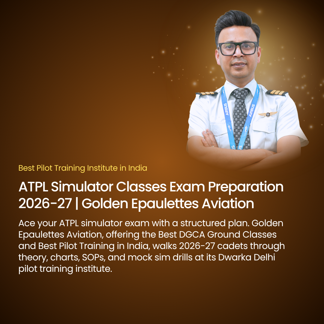 Instrument Flight Rules (IFR) in Navigation 2026-27 | Pilot Training Dwarka - Golden Epaulettes Aviation